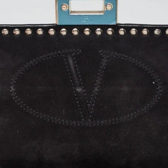 Valentino Black Pebbled Leather No Limit Crossbody Bag - Picture 12 of 12